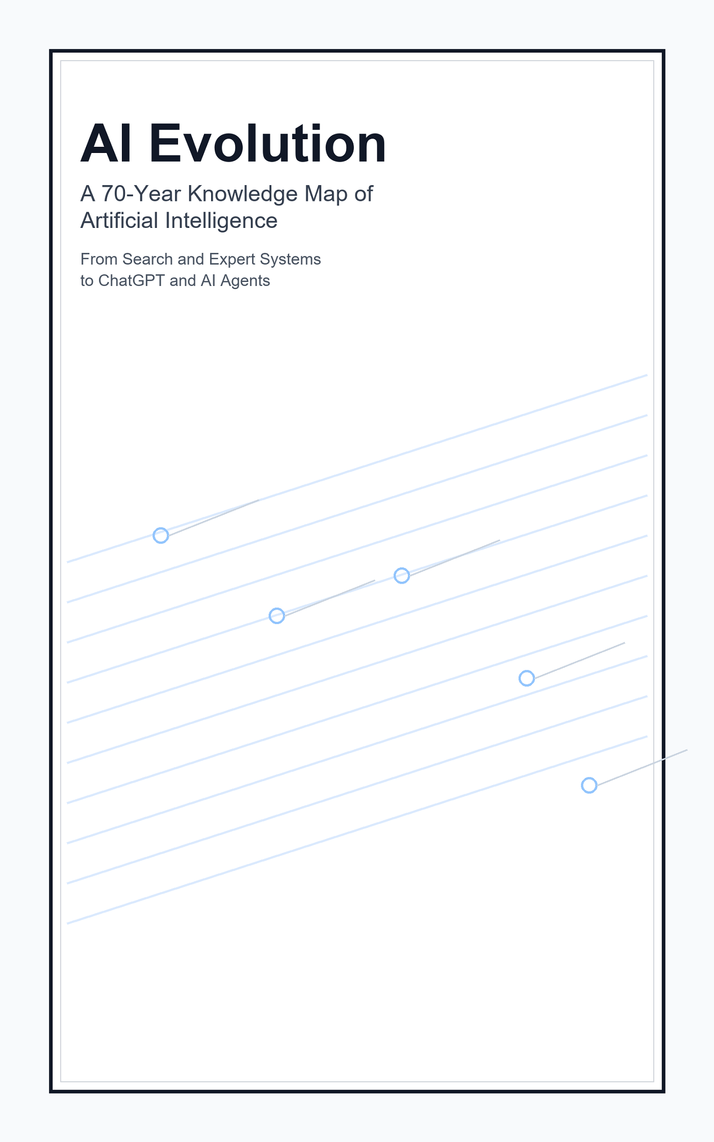 AI Evolution: A 70-Year Knowledge Map of Artificial Intelligence 書封