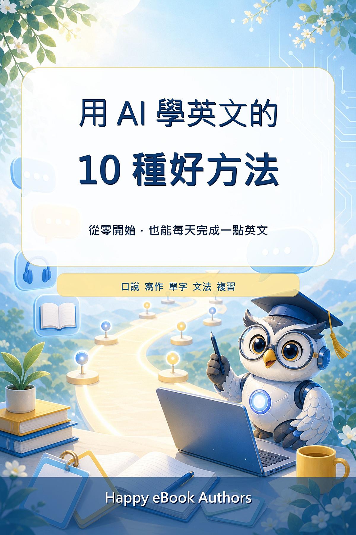 用 AI 學英文的 10 種好方法 書封