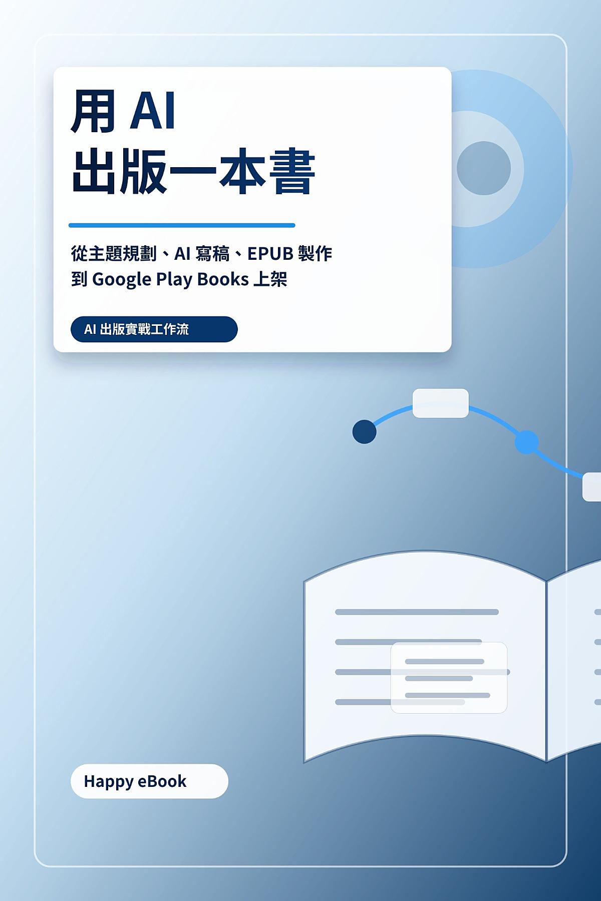 用 AI 出版一本書 書封