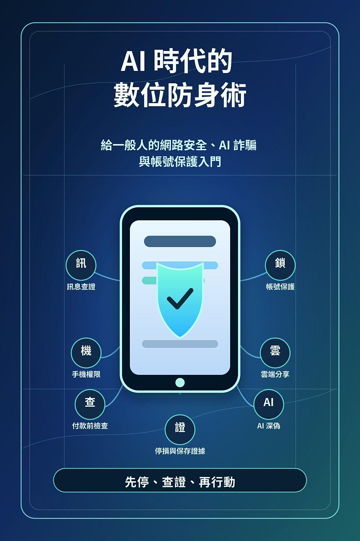 AI 時代的數位防身術 書封