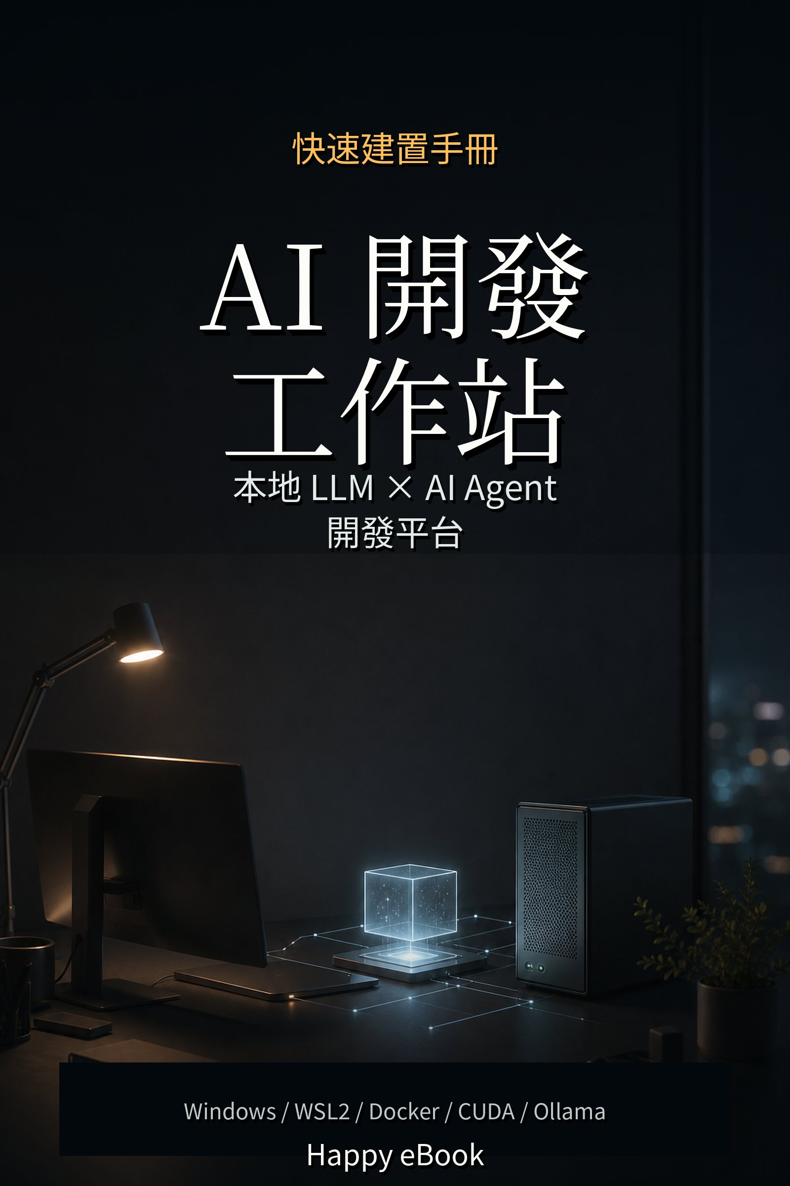 AI 開發工作站:打造你的本地 LLM 與 AI Agent 開發平台:從硬體選購到 Ollama、RAG、MCP 與 Agent 的本地 AI 工作站快速建置手冊 書封