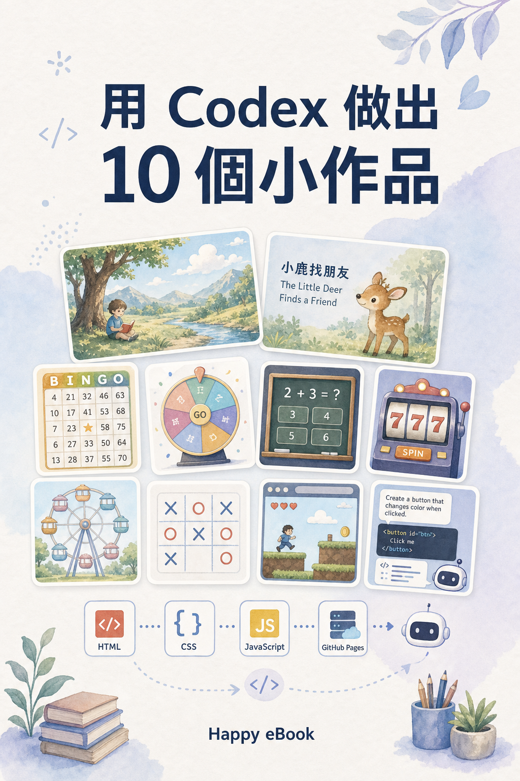 用 Codex 做出 10 個小作品 書封